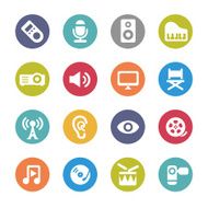 Multimedia Icon - Circle Series