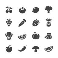 Fruits and Vegetables Icons - Acme Series