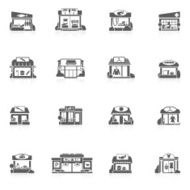 Store Buildings Set