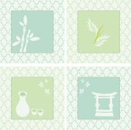 Tranquil Asian Symbols ( Vector )
