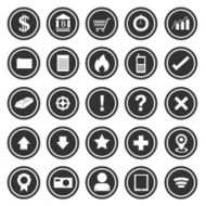 Set of business and marketing icons
