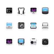 Square Technology Electronics Icons