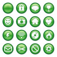 Green buttons N2