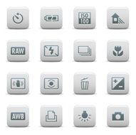 Digital Camera Settings Buttons