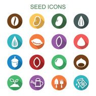 seed long shadow icons