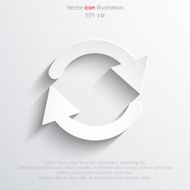 Vector update web icon