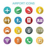 airport long shadow icons N2