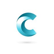 Letter C emblem icon design template elements N3