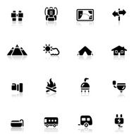 Camping and Travel Icon Set 2 3