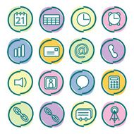Funky Icons - Organization &amp; Communication N2