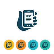 News on Smartphone Icon N2