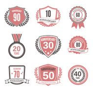 Anniversary label set N3