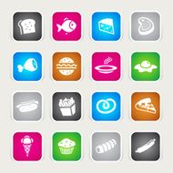 Multicolor Icons - Food