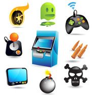 Gamer and Arcade Icons