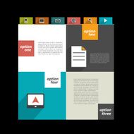 Simply infographic template