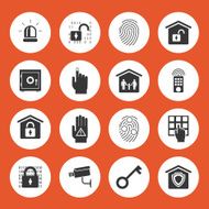 Home security icons N2