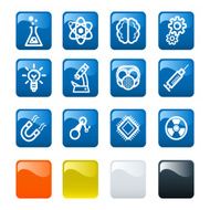 Science icon set N12