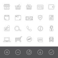 Line Icons - Shopping