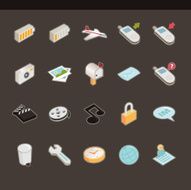 portable device mobile phone icons