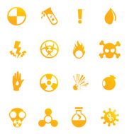 Hazardous materials icons