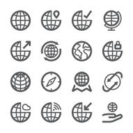 Globe Icons set 1