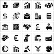 Business and finance icons N40