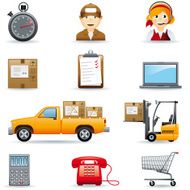 Icon Set Logistic N10