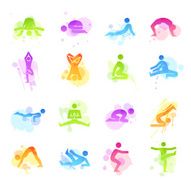 Stains Icons - Yoga