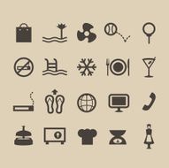 Hotel Amenities Icons