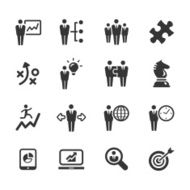 Basic - Business strategy and management icons N2