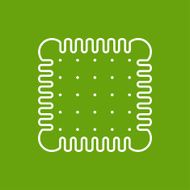 Vector biscuit icon Eps10