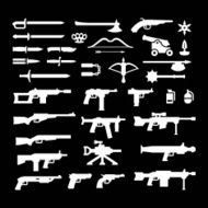 Set icons of weapons N2