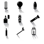Lighting Ecquipment Icons