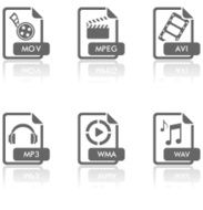 Computer Technology Icons - Grey N5