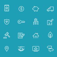 Icon Set Real Estate N6