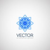 Vector ornamental symbol