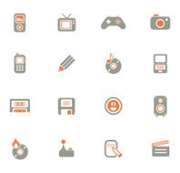 Multimedia icons N21