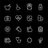 Medicine Healt Care - Black Simple Icons N2