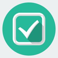 Vector check mark icon