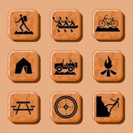 Outdoor Sports and Activities Icons