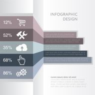 Infographic Design number banners template graphic or website layout N4