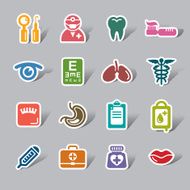 Medical Color Icon Label N2