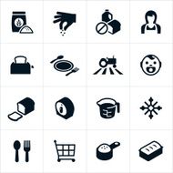 Farm Grown Food Icons