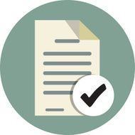 Vector Document Check Icon