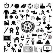 Sports icons set N3