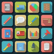 Business vector icons N5