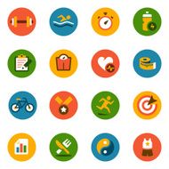 Fitness icon set N31
