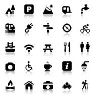 iconset camping with reflex