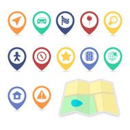 Location UI design elements contrast color N2