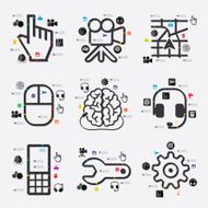 technology infographic N2